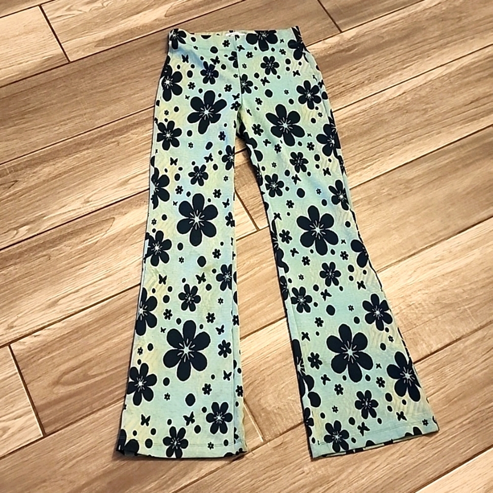 Urban Outfitters Bell Bottom Floral Pants